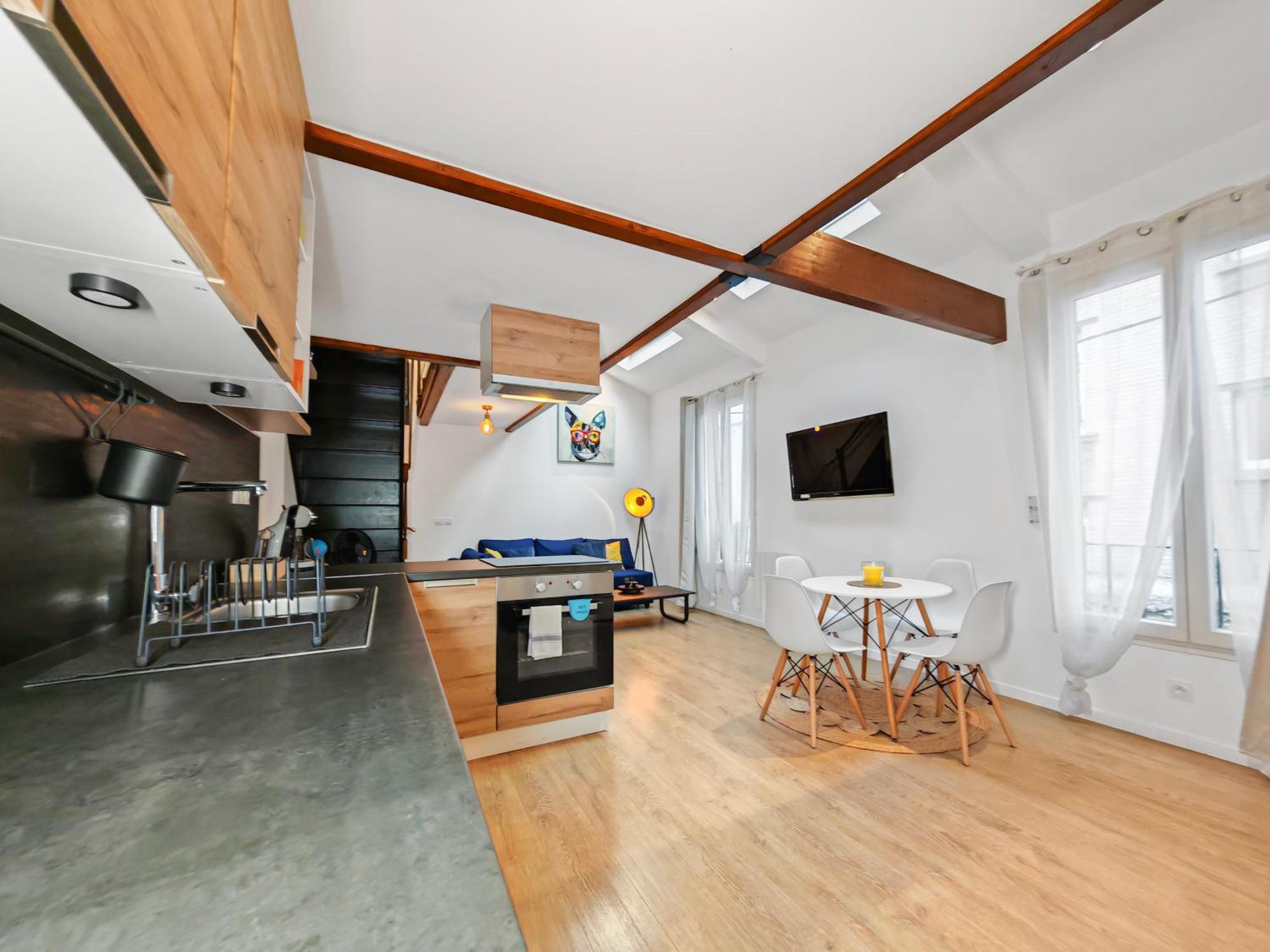 Appartamento Loft Duplex A 2 Min De Paris - Parking Gratuit Le Pré-Saint-Gervais Esterno foto